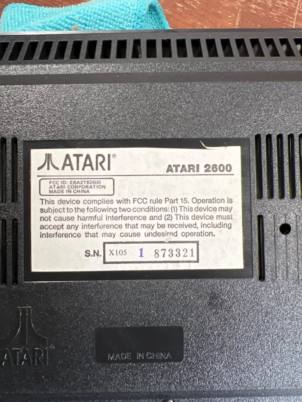Vintage Atari 2600 Console With Joystick & Box - Classic Retro Gaming System Tes